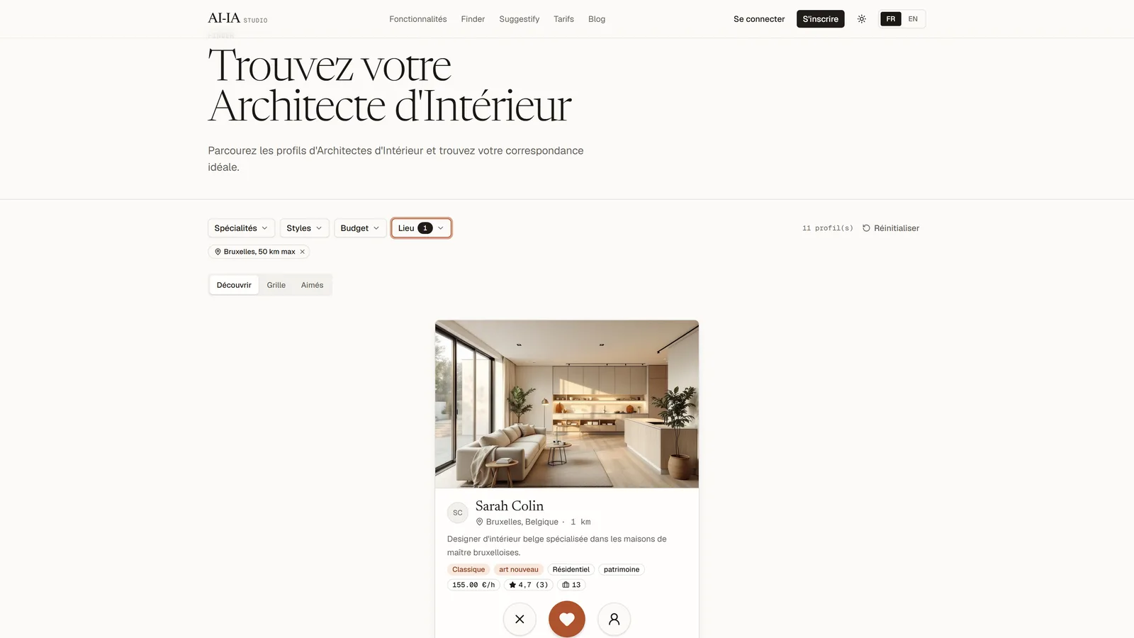 Fonctionnalité Finder